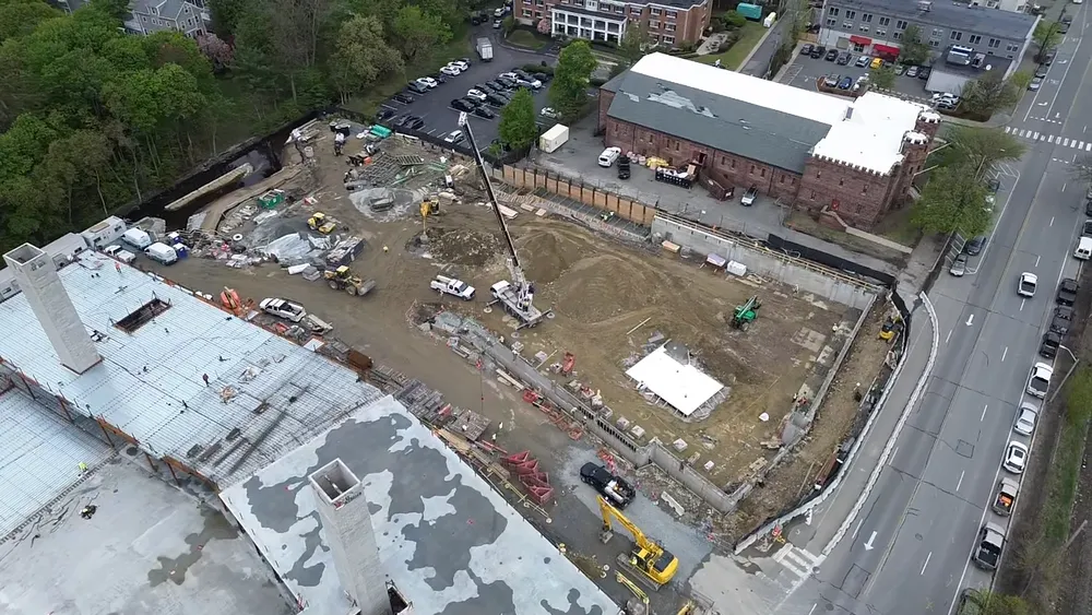 Garden Homes - Newton Crossing view from above